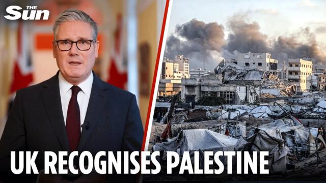 UK recognises Palestine as a state as Starmer vows sanctions on Hamas