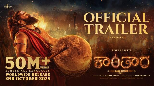 Kantara Chapter 1 Trailer - Kannada | Rishab Shetty | Rukmini | Vijay Kiragandur | Hombale Films