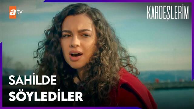 Asiye ve Doruk sahilde şarkı söylüyor - Kardeşlerim 8. Bölüm