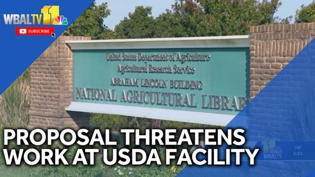 Proposal threatens work at Beltsville USDA facility