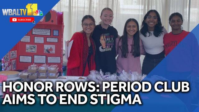 Honor Rows: Students working to end period poverty