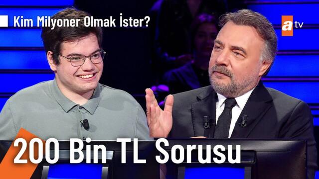 Osman Bulut Bekmezci 200 bin TL değerindeki soruya ne cevap verdi? - Kim Milyoner Olmak İster?