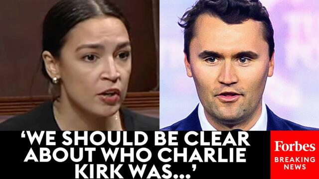 AOC: This Is Why I Voted Against The Resolution Honoring Charlie Kirk