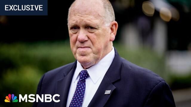 Tom Homan investigated for accepting $50,000 from undercover FBI agents. Trump's DOJ shut it down.