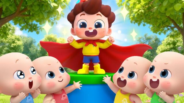 Be Brave, Baby! | I am a Super Hero | Emotions Song | Nursery Rhymes & Kids Songs | BabyBus