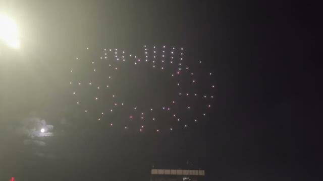 Дрон шоу над Главната улица на Пловдив по случай въвеждането на еврото