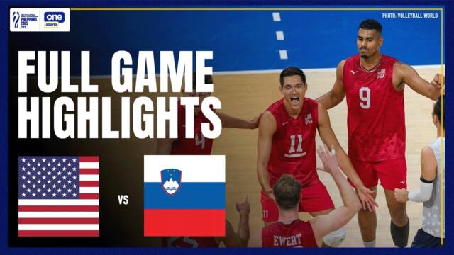 USA vs. SLOVENIA | FULL GAME HIGHLIGHTS | 2025 FIVB MEN’S WORLD CHAMPIONSHIP | SEPT 22, 2025
