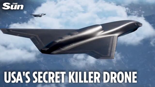 America unveils new KILLER stealth drone forming unstoppable team with F35 jets