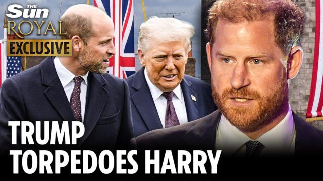 Trump’s pointed praise for Prince William TOTALLY scrubbed Harry out of history books