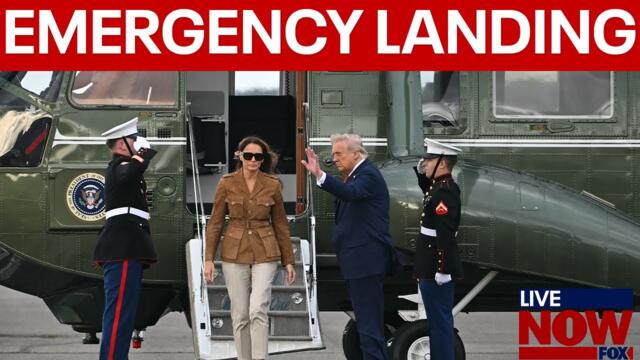 Trump's Marine One makes emergency landing