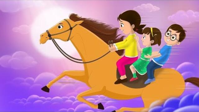 Lakdi ki kathi | लकड़ी की काठी | Funny Song for kids | Rhymes with Arshi