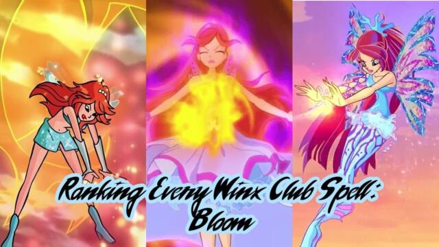 Ranking Every Winx Club Spell: Bloom