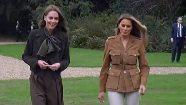 First Lady Melania And Princess Kate Join Together to Meet Kids