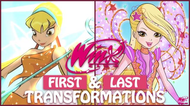Winx Club | First & Last Uses Of Each Transformation! (Seasons 1 to 8)