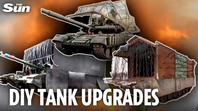 Desperate measures Russian tank commanders are taking to try to stop Ukraine's deadly drone attacks