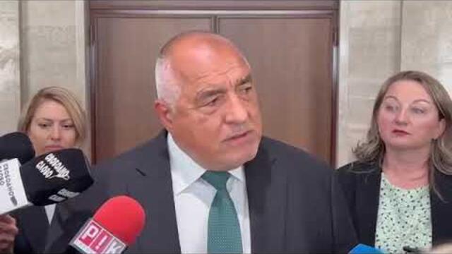 Бойко Борисов: Не съм дошъл пеш днес, защото ме болят колената