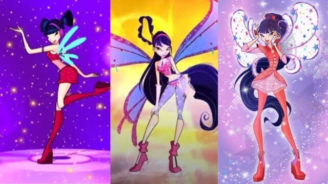 Winx Club : Musa All Transformations
