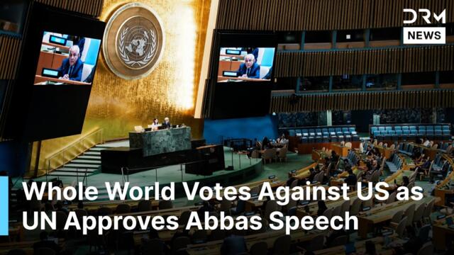 145 Countries Against US as UN Votes on Palestinian President Abbas Video Address | AC1G