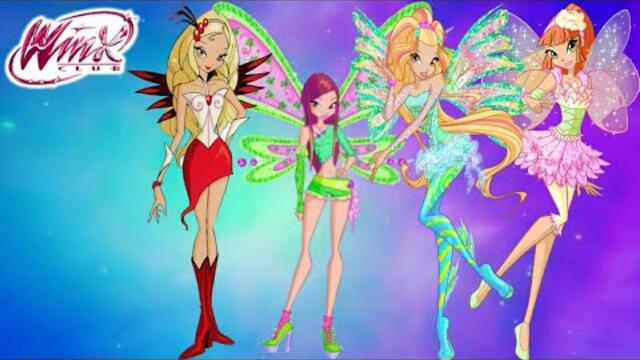 Winx Club - All Transformations From Supporting Characters And Extras!