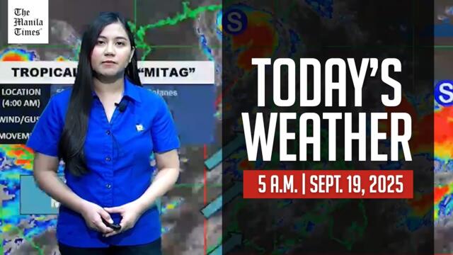 Today's Weather, 5 A.M. | Sept. 19, 2025