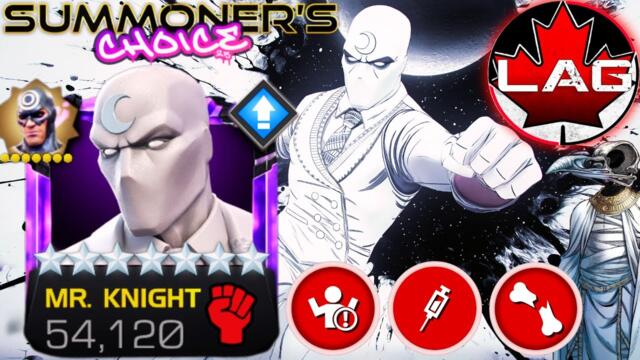 MR KNIGHT DAMAGE & UTILITY!! NEW Skill Summoner Choice 25 Showcase! 7🌟Rank 4 Sig 200 Gameplay! -MCOC