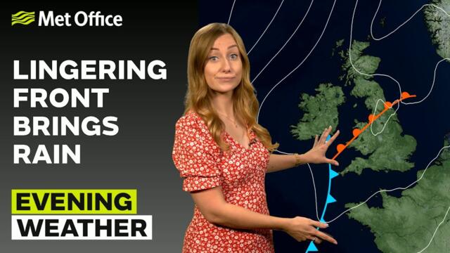 19/09/2025 - Persistent rain in northern England - Evening Weather Forecast UK - Met Office Weather