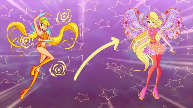 Winx Club : Stella All Transformation HQ