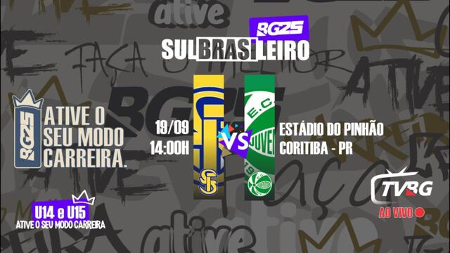 | AO VIVO | SULBRASILEIRO BG25 U14 | I.SÃO JOSEENSE X JUVENTUDE