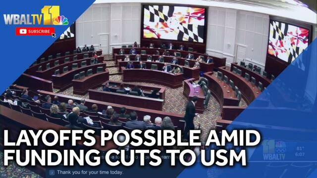 Funding cuts lead to layoff risk for University System of Maryland