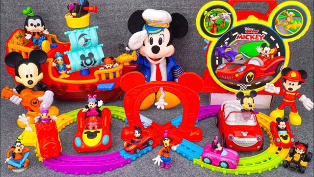 Satisfying with Unboxing Disney Mickey Mouse Pirate Ship Playset | Review Toys ASMR