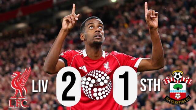 Liverpool vs Southampton Highlights | EFL Carabao Cup Football 2025 | Alexander isak goal