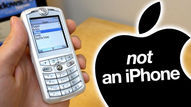 Apple's Terrible iTunes Phone from 2005