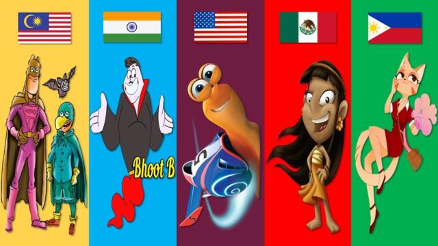 Cartoons From Different Countries Pt | 109