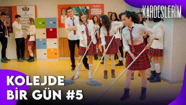 Kızlara yerleri silme cezası 🧹 | Ataman Koleji'nde Bir Gün #5