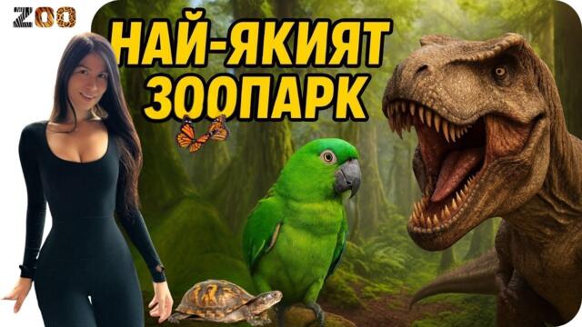 🦜Приключение с динозаври и папагали в зоопарк в Холандия 🦁🦕🐒 | DierenPark Amersfoor