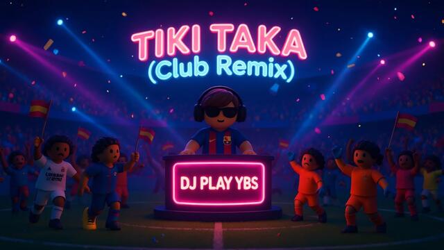 TIKI TAKA (Club Remix) – DJ PLAY YBS - Official Music Video | Afro House 2025, Reggaeton 2025