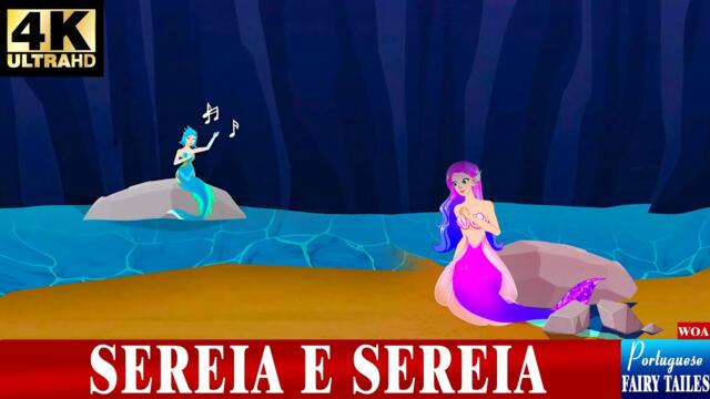 Contos de fadas Portuguese 💕 Sereia e Sereia 🧜‍♀️🧜‍♀️ WOA Portuguese Fairy Tailes