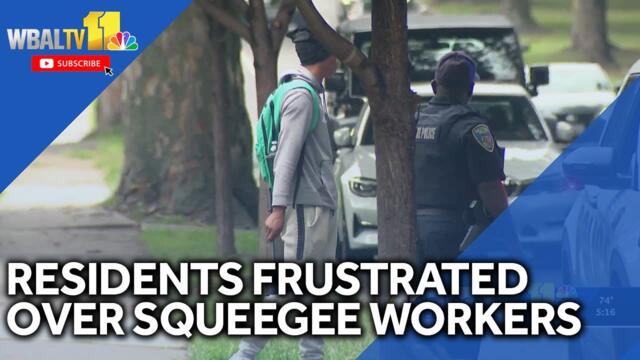 Residents frustrated by number of squeegee workers