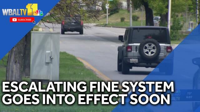 Escalating speeding fine system begins in October