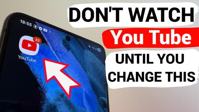 DON'T WATCH YouTube UNTIL YOU CHANGE THESE SETTINGS