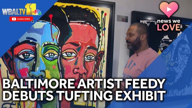 Artist Feedy debuts first solo show in Baltimore