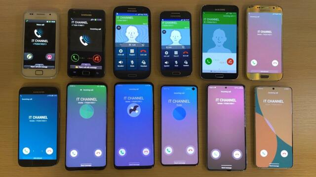 My 12 Samsung Galaxy S1-S21 Incoming Call Collection