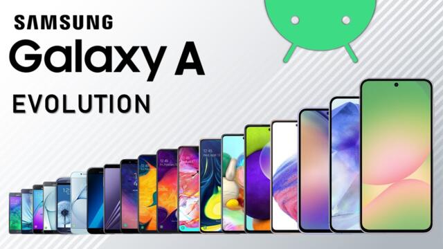 Evolution of Samsung Galaxy A