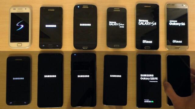 My 12 Samsung Galaxy S1-S21 Bootanimation Collection