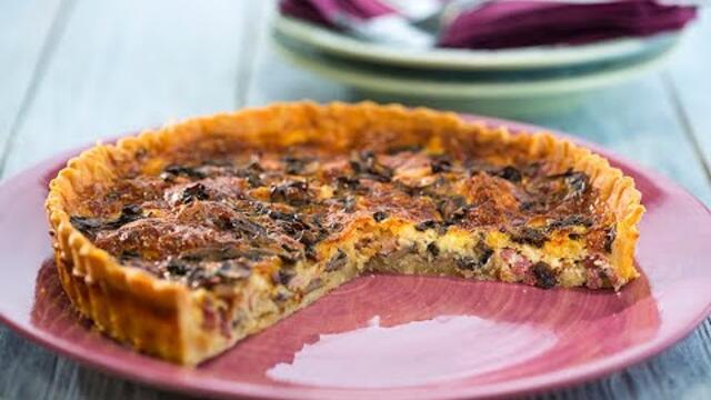 Киш „Лорен“ с гъби | Бон Апети