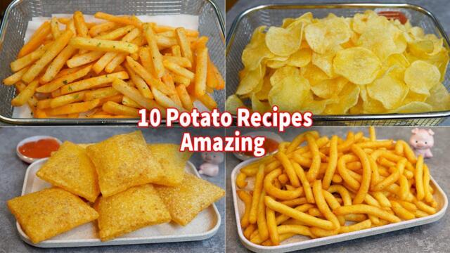 10 Amazing Potato Recipes!! Collections ! French Fries , Potato Chip , Potato Snack