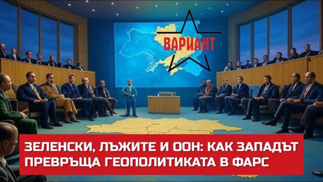 ЗЕЛЕНСКИ, ЛЪЖИТЕ И ООН: КАК ЗАПАДЪТ ПРЕВРЪЩА ГЕОПОЛИТИКАТА В ФАРС,  Вариант #646