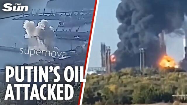 Ukraine OBLITERATES key oil refinery in Salavat sparking chaos in Russia