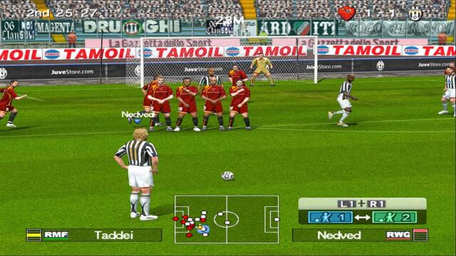 Winning Eleven 10 - Juventus vs AS Roma - PS2 Gameplay HD