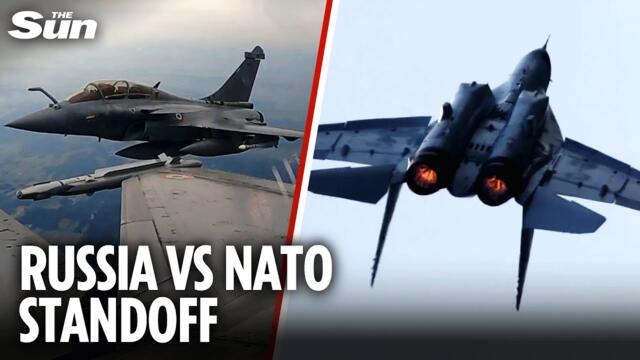 How Putin’s warplanes TAUNTED Nato jets in 12 minute stand-off in Estonian airspace